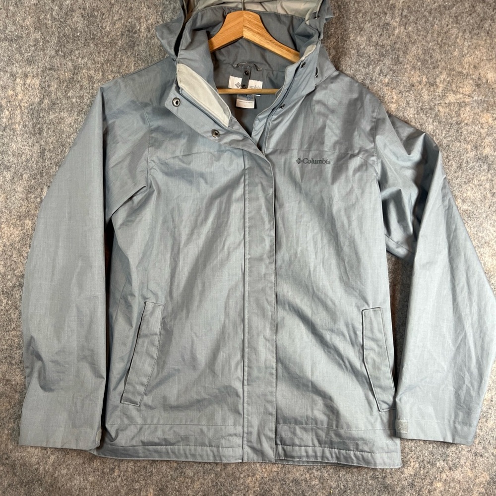 Columbia Interchange3-1 Jacket Men’s Large Gray Full Zip Storm Utility Coat